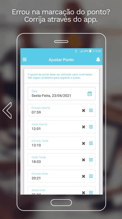 Secullum Ponto RH Ultimate — aplicativo Central do Funcionário — imagem 5